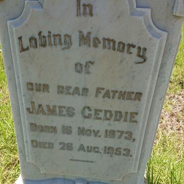 GEDDIE James 1873-1953