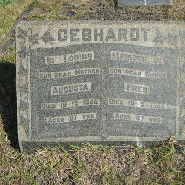 GEBHARDT Fred -1955 &amp; Augusta -1955