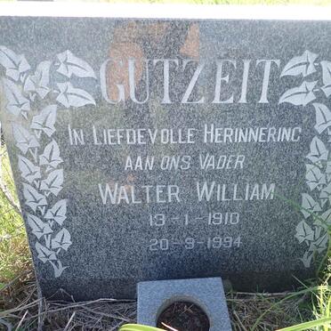 GUTZEIT Walter William 1910-1994