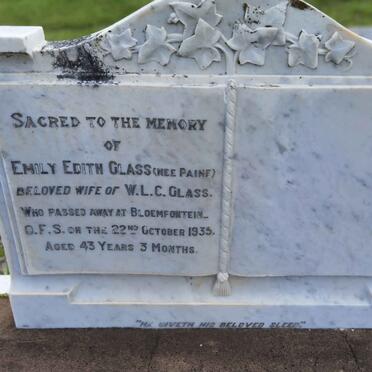 GLASS Emily Edith nee PAINE -1935