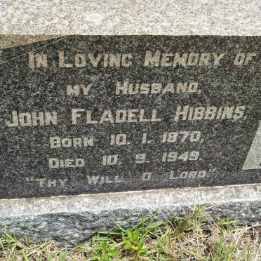 HIBBINS John Fladell 1870-1949