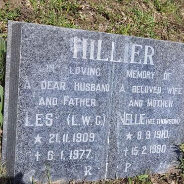 HILLIER L.W.G. 1909-1977 &amp; Nellie THOMSON 1910-1990