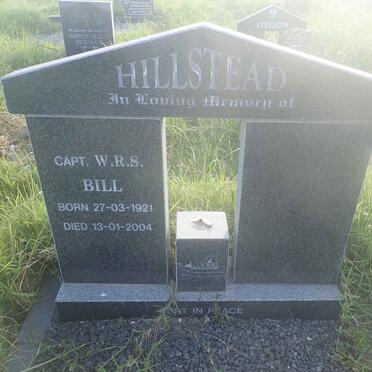 HILLSTEAD W.R.S. 1921-2004