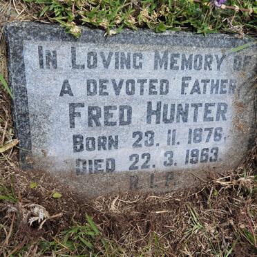 HUNTER Fred 1876-1963