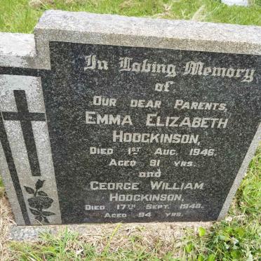 HODGKINSON George William -1948 &amp; Emma Elizabeth -1946