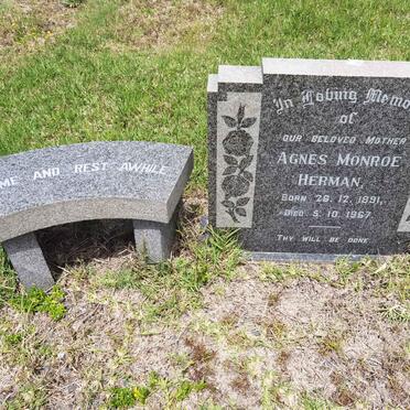 HERMAN Agnes Monroe 1891-1967