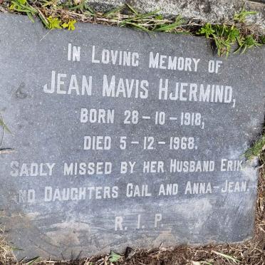 HJERMIND Jean Mavis 1918-1968