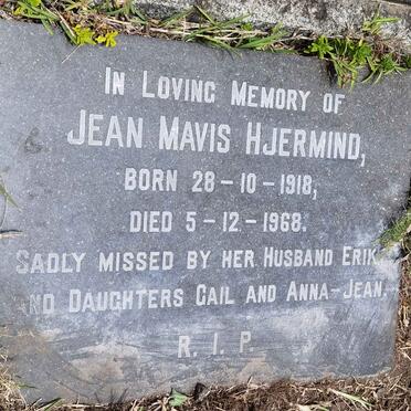 HJERMIND Jean Mavis 1918-1968