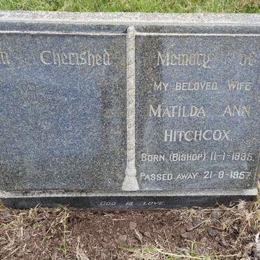 HITCHCOX Matilda Ann nee BISHOP 1935-1957