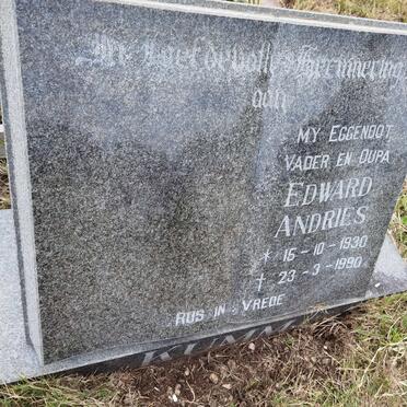 KUMM Edward Andries 1930-1990