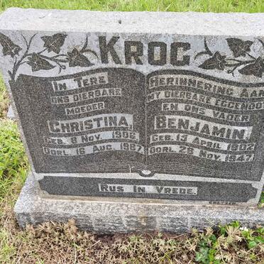 KROG Benjamin 1902-1947 &amp; Christina 1906-1987