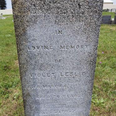 LESLIE Violet -1901