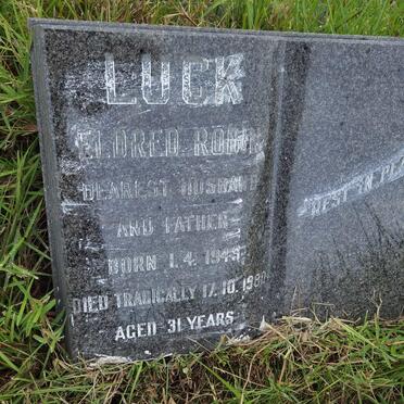 LUCK Eldred Robin 1949-1980