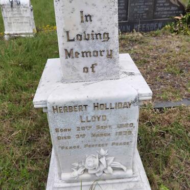 LLOYD Herbert Holliday 1860-1939