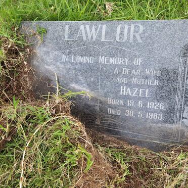 LAWLOR Hazel 1926-1983