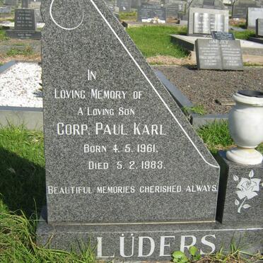 LUDERS Paul Karl 1961-1983
