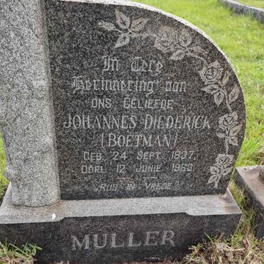 MULLER Johannes Diederick 1937-1963