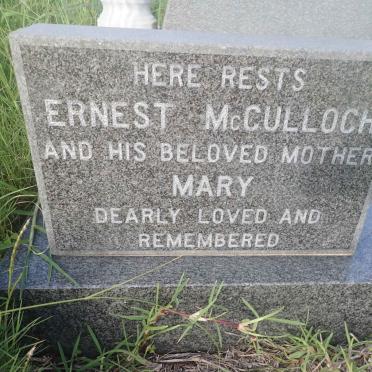 MCCULLOCH Ernest :: MCCULLOCH Mary