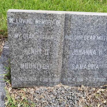 MOUNTFORT Henry D. 1924-1985 & Johanna H. SANABRIA 1916-2000