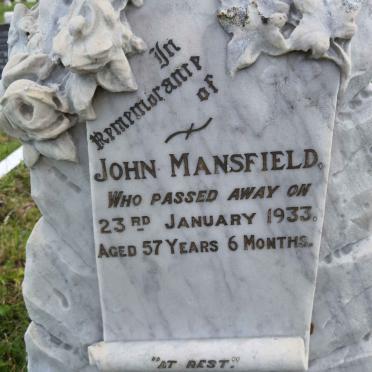 MANSFIELD John -1933