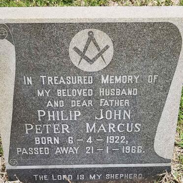 MARCUS Philip John Peter 1922-1966