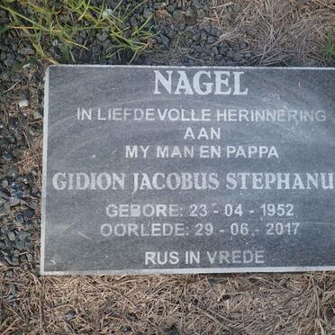 NAGEL Gidion Jacobus Stephanus 1952-2017