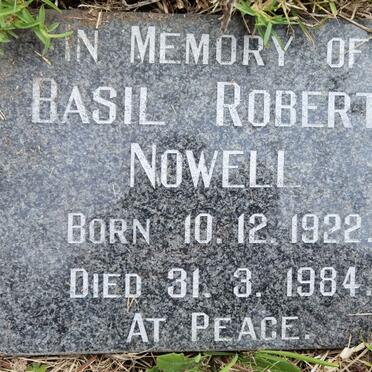 NOWELL Basil Robert 1922-1984