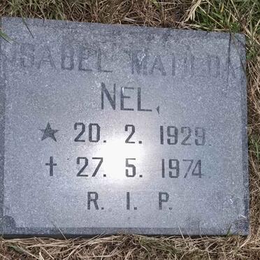 NEL Isabel Matilda 1929-1974
