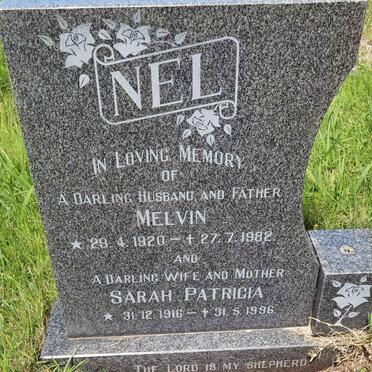 NEL Melvin 1920-1982 & Sarah Patricia 1916-1996