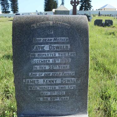 OSWALD James Kenny -1931 &amp; Katie -1899