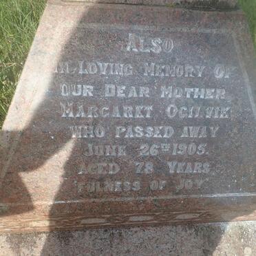 OGILVIE Walter -1903 &amp; Margaret 1905 :: OGILVIE Walter -1901