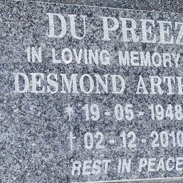 PREEZ Desmond Arthur, du 1948-2010