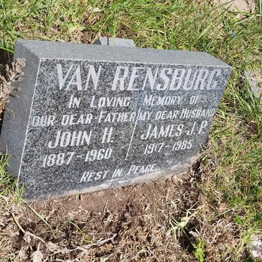 RENSBURG John H., van 1887-1960 :: RENSBURG James J.P., van 1917-1985