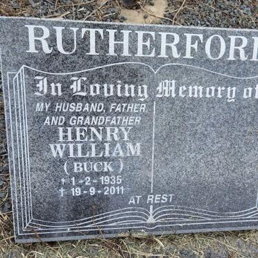 RUTHERFORD Henry William 1935-2011