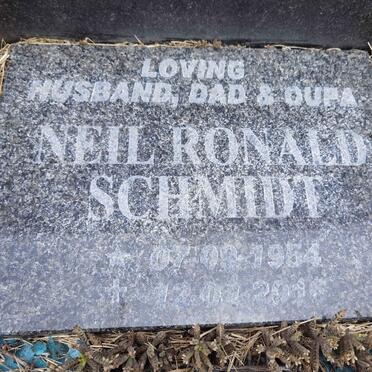 SCHMIDT Neil Ronald 1964-2016