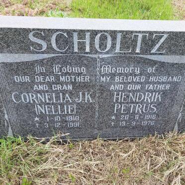 SCHOLTZ Hendrik Petrus 1916-1976 &amp; Cornelia J.K. 1910-1991
