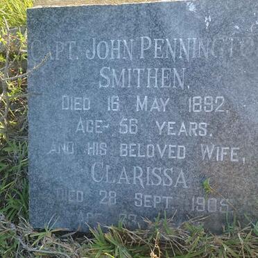 SMITHEN John Pennington -1892 &amp; Clarissa -1905