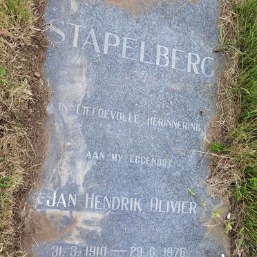 STAPELBERG Jan Hendrik Olivier 1910-1976