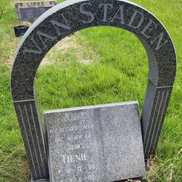 STADEN Tienie, van 1960-1992