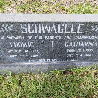 SCHWAGELE Ludwig 1877-1962 &amp; Catharina 1893-1968