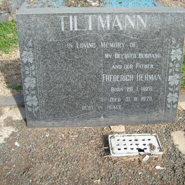 TILTMANN Frederich Herman 1926-1978