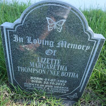 THOMPSON Lizette Margaretha nee BOTHA 1969-2013