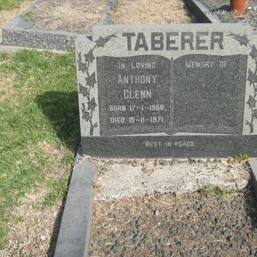 TABERER Anthony Glenn 1950-1971
