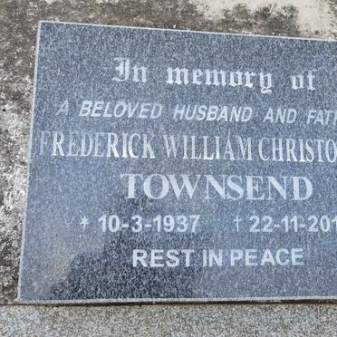 TOWNSEND Frederick William Christopher 1937-2011