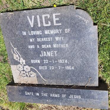 VICE Janet 1924-1964