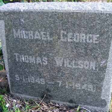 WILLSON Michael George Thomas 1949-1949