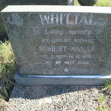WHITTAL Robert Annan 1927-1976