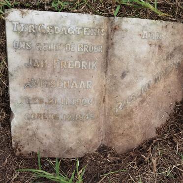 WIESENAAR Jan Fredrik 1900-1949