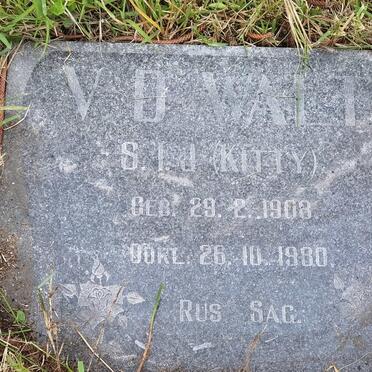 WALT S.I.J., v.d. 1903-1980