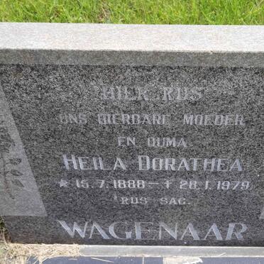 WAGENAAR Heila Dorathea 1888-1979